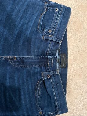 J. Crew Dark Blue Denim Jeans with Contrast Stitching